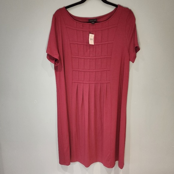 NWT J. JILL Claret Shift Dress - Size L - Picture 1 of 9